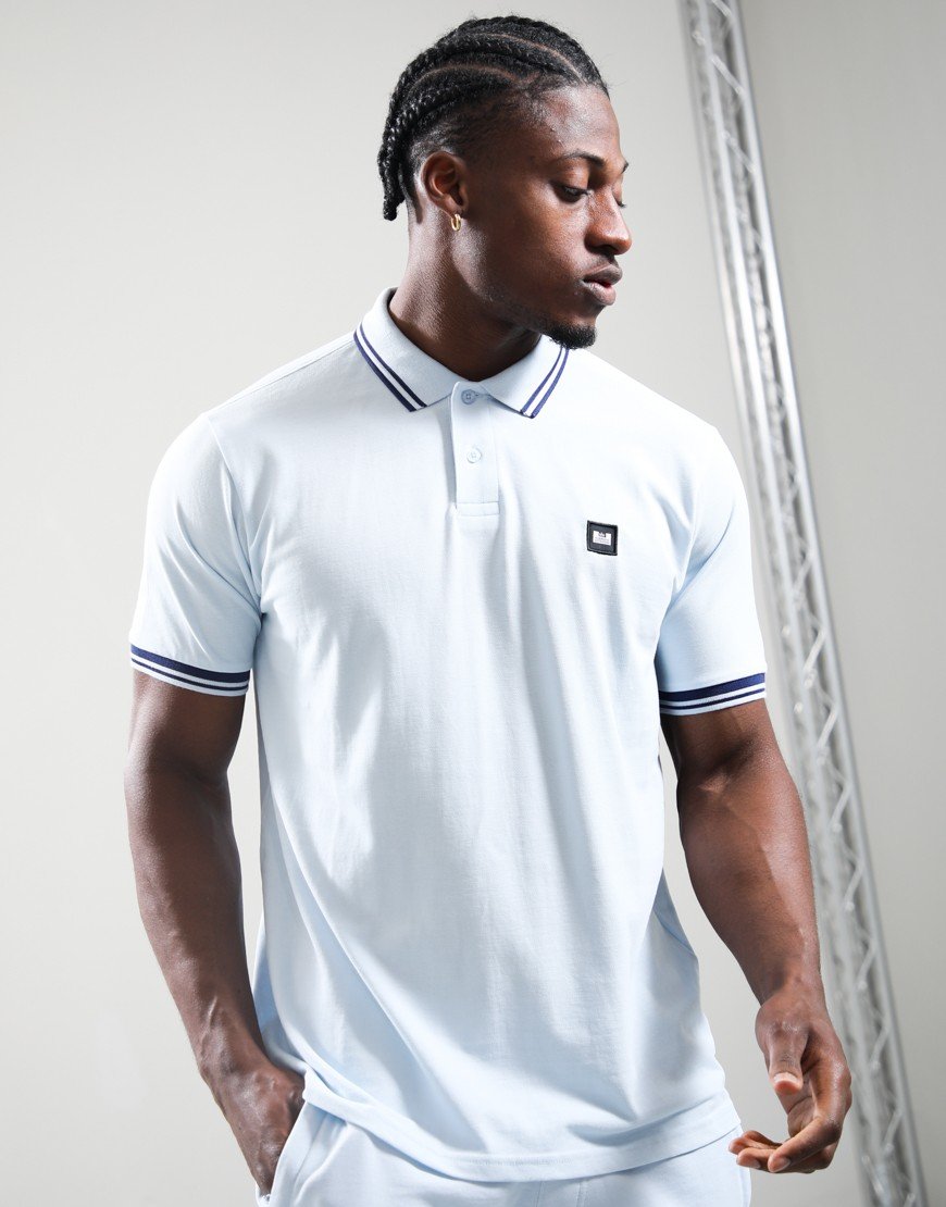 Weekend Offender Levanto Polo Shirt Sky/Dark Sapphire