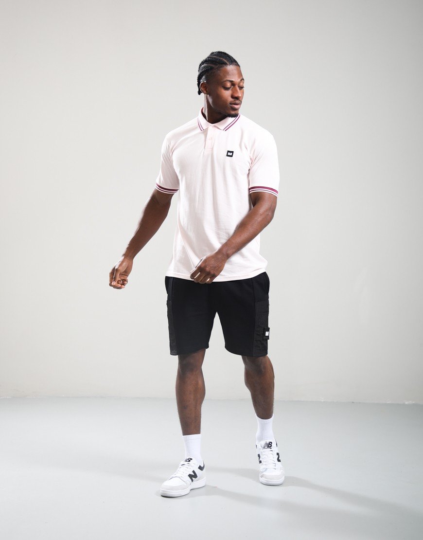 Weekend Offender Levanto Polo Shirt Soft Pink/Kirsch
