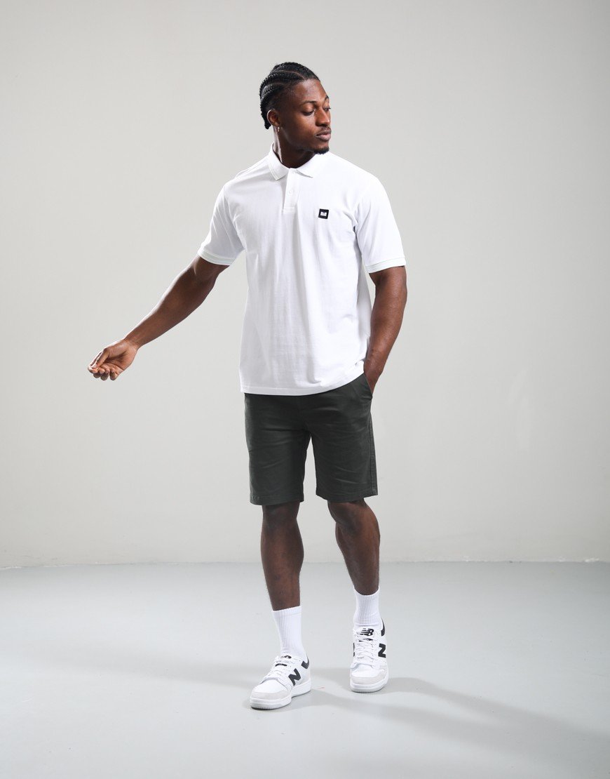 Weekend Offender Levanto Polo Shirt White/Amazonite