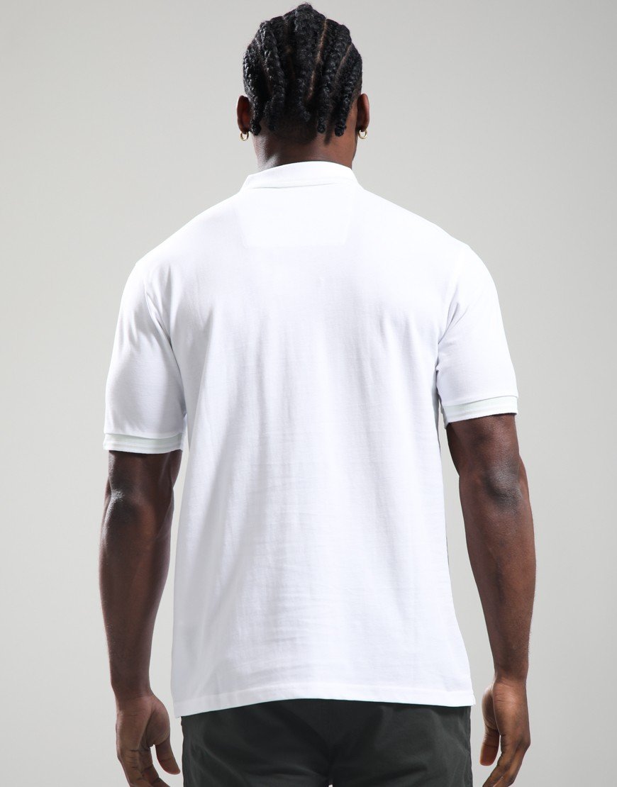 Weekend Offender Levanto Polo Shirt White/Amazonite