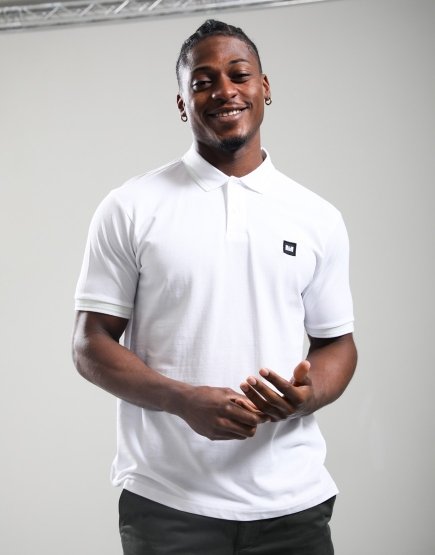 Weekend Offender Levanto Polo Shirt White/Amazonite