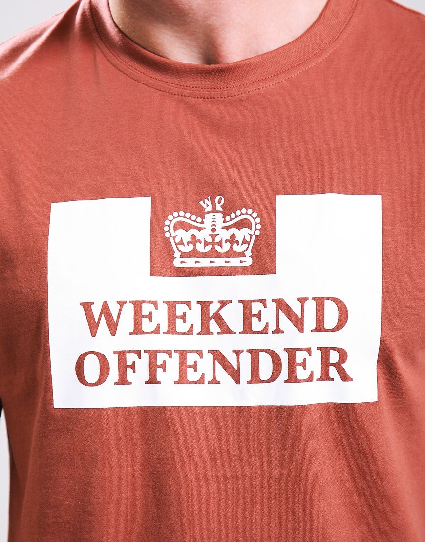 Weekend Offender Mcmoney T-Shirt Conker/Winter White