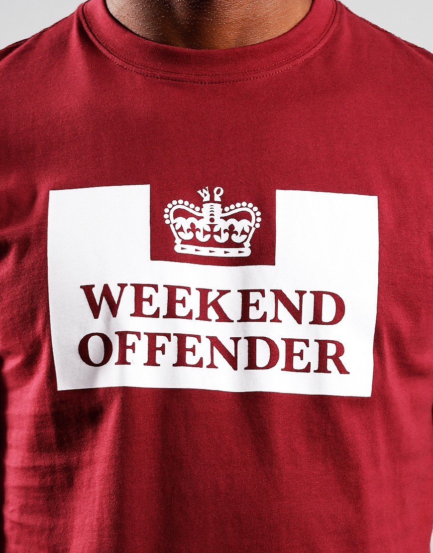 Weekend Offender McMoney T-Shirt Deep Wine