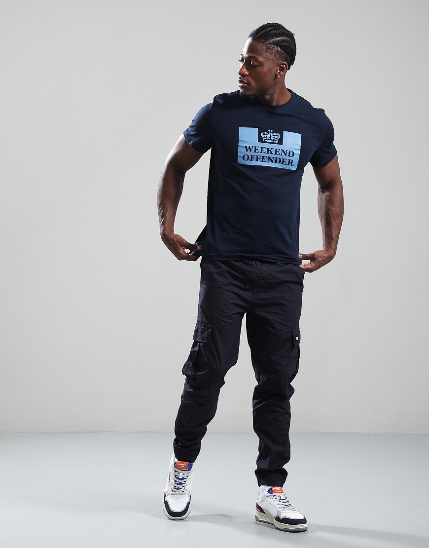 Weekend Offender Mcmoney T-Shirt Navy/Thunder Blue