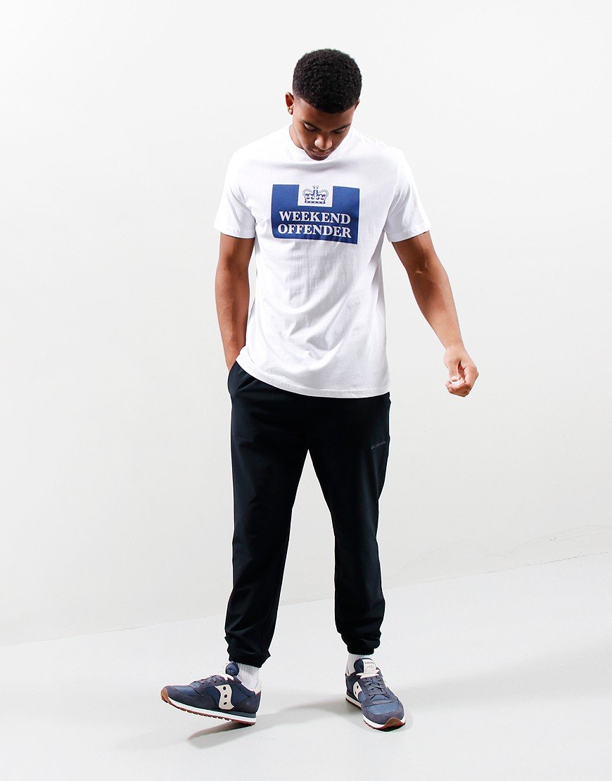 Weekend Offender McMoney T-Shirt White/Yale Blue