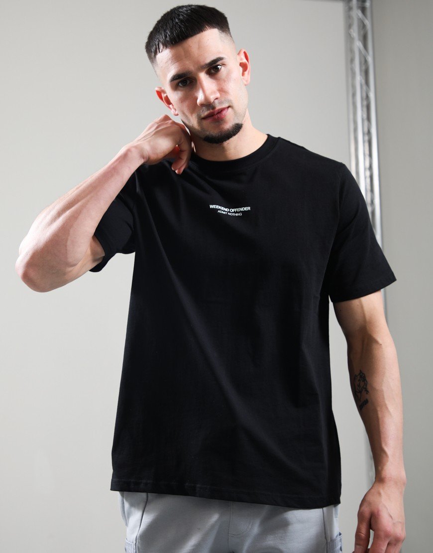 Weekend Offender Millergrove T-Shirt Black/Amazonite