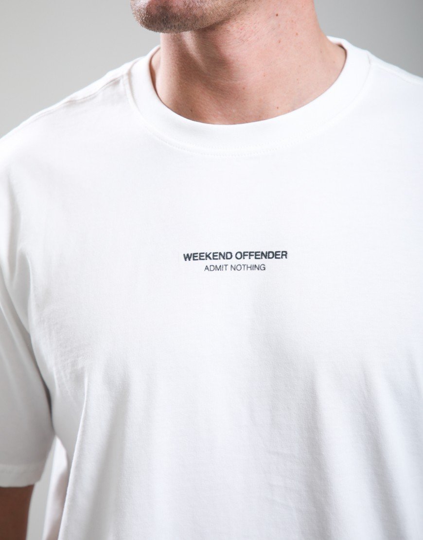 Weekend Offender Millergrove T-Shirt Ghost/Black Forest Green