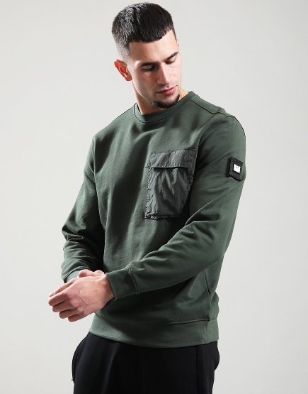Weekend Offender Neve Crew Sweat Black Forest