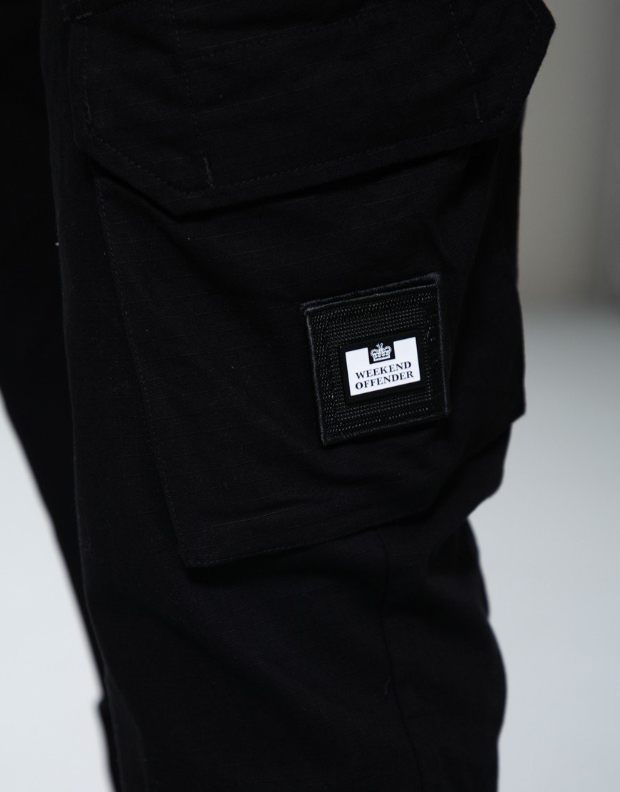 Weekend Offender Pianemo Cargo Pants Black