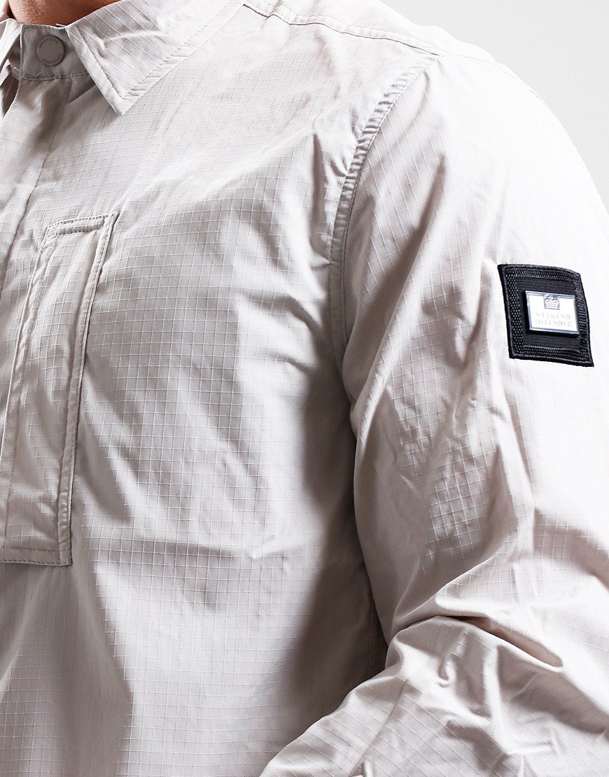 Weekend Offender Porter Overshirt Dove Grey