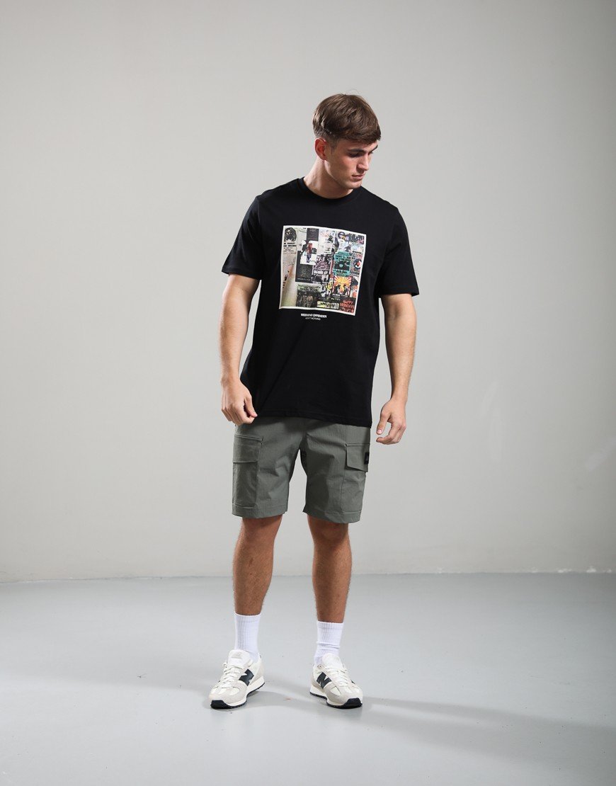 Weekend Offender Posters T-Shirt Black