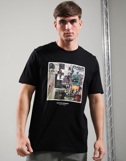Weekend Offender Posters T-Shirt Black