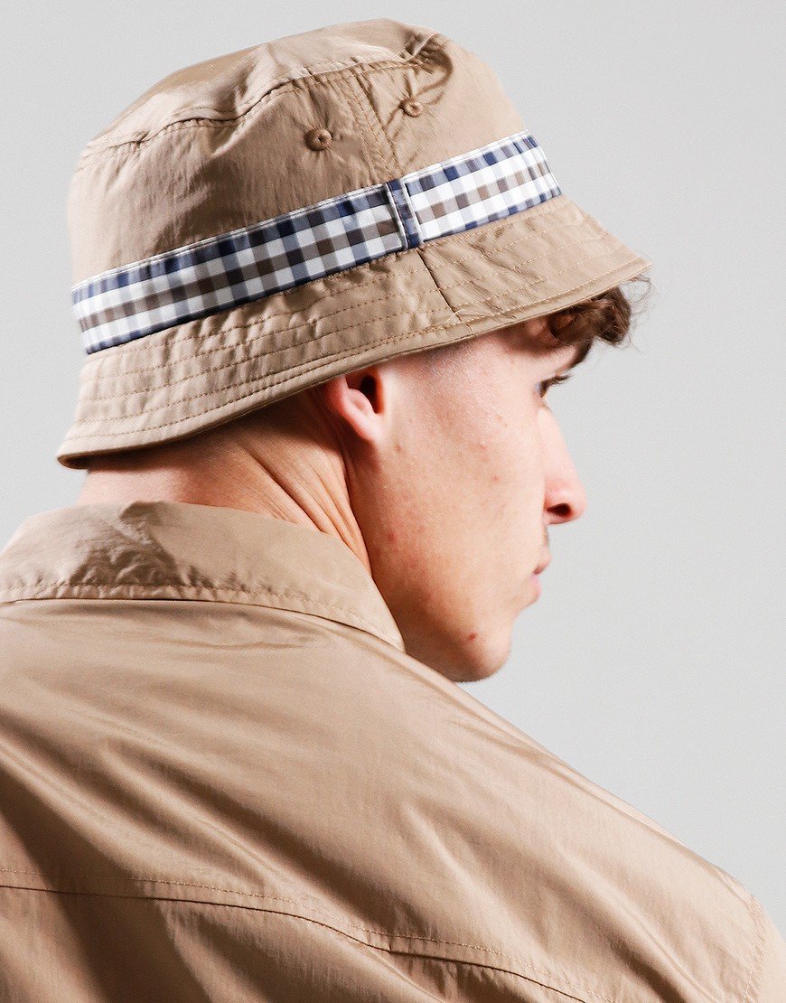 Weekend Offender Queensland Bucket Hat Cognac/Mid House Check
