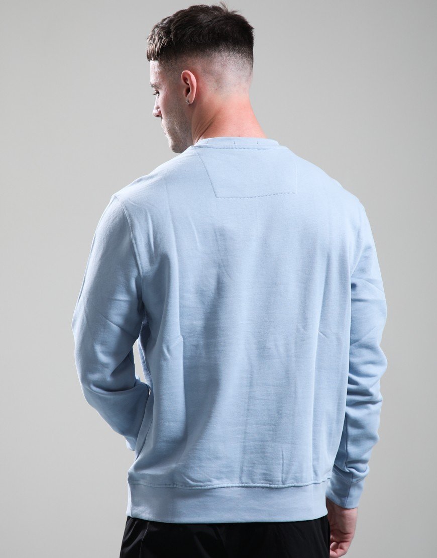 Weekend Offender Raval Crew Sweat Blue Tourmaline/Black