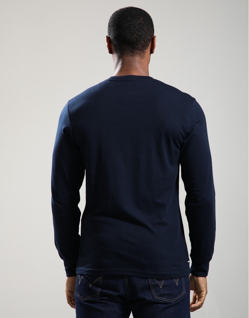 Weekend Offender Ravena Long Sleeve T-Shirt Navy