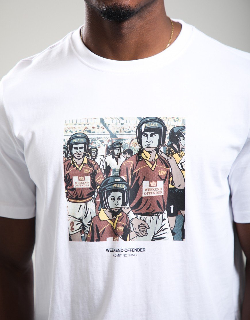 Weekend Offender Roma T-Shirt White