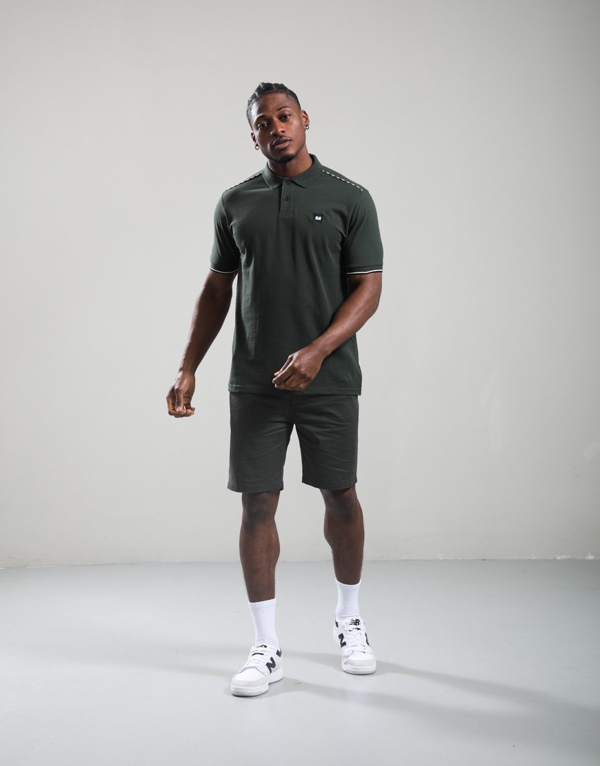 Weekend Offender Sakai Polo Shirt Black Forest
