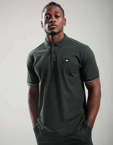 Weekend Offender Sakai Polo Shirt Black Forest