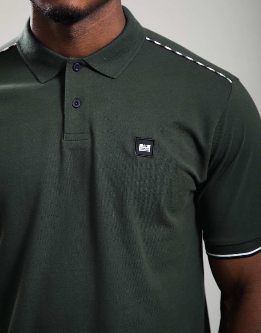 Weekend Offender Sakai Polo Shirt Black Forest