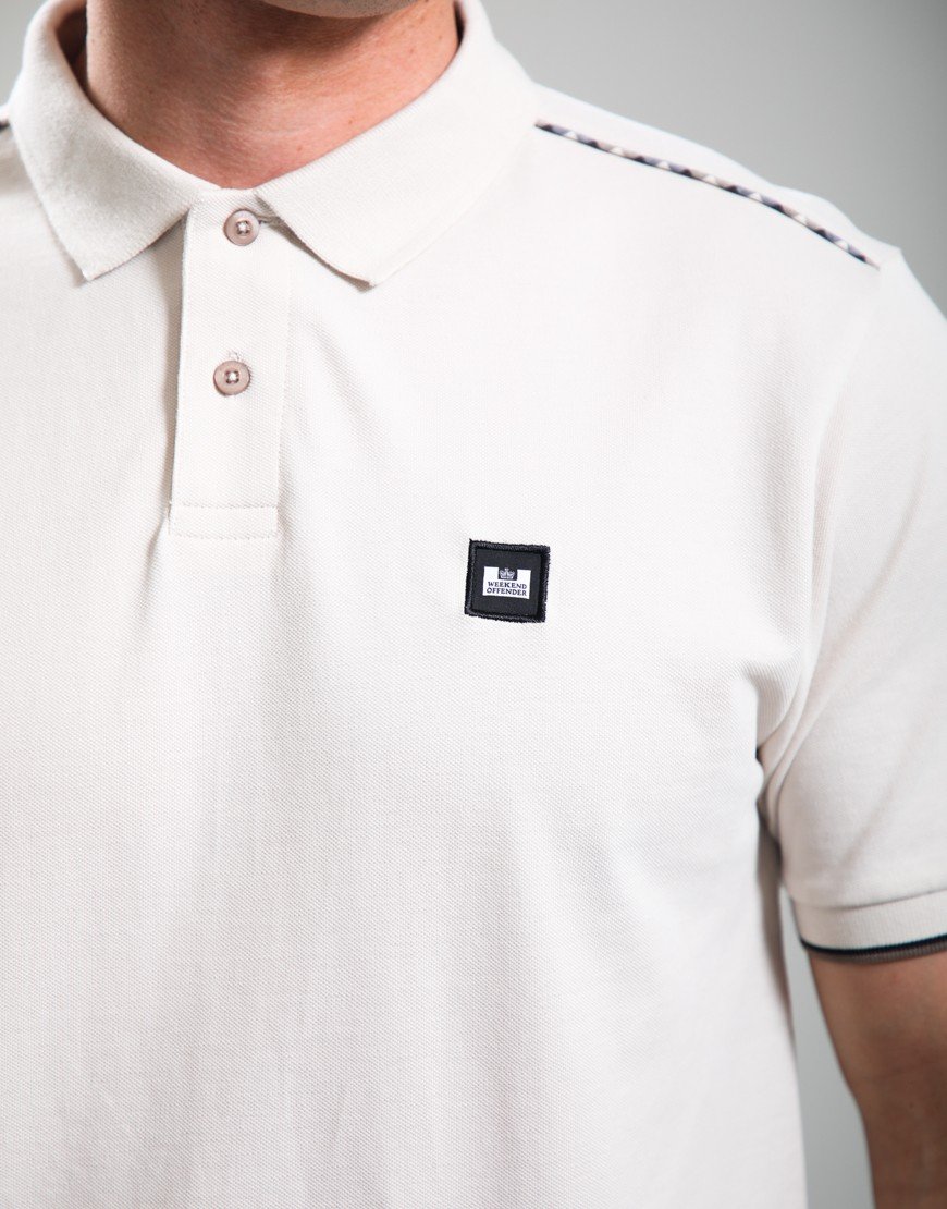 Weekend Offender Sakai Polo Shirt Cement