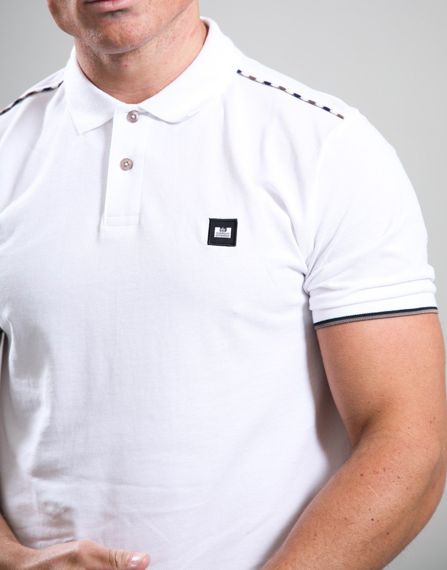 Weekend Offender Sakai Polo Shirt White