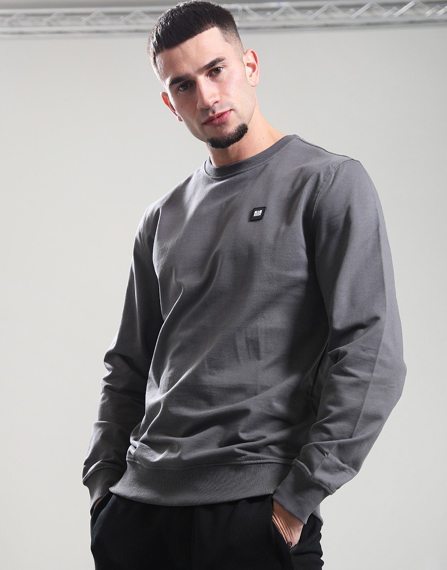 Weekend Offender Santos Crew Sweat Anthracite