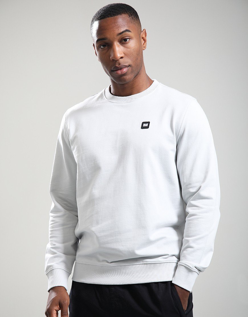 Weekend Offender Santos Crew Sweat Silver