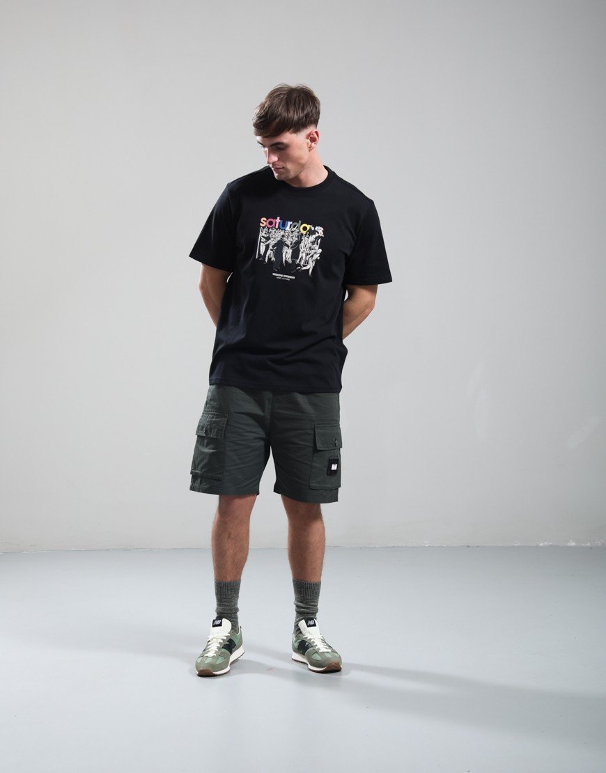 Weekend Offender Saturdays Kids Graphic T-Shirt Black