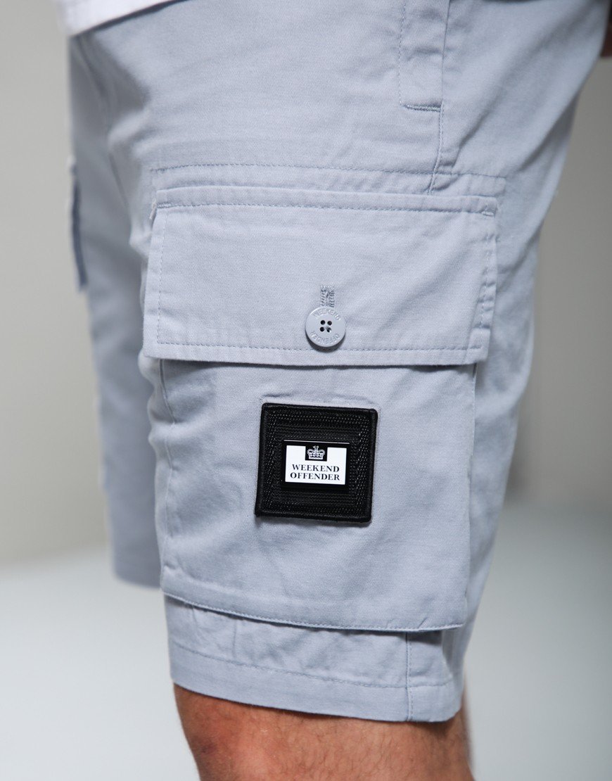 Weekend Offender Scopello Cargo Shorts Smokey