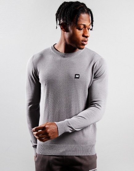 Weekend Offender Silver Knit Mid Grey