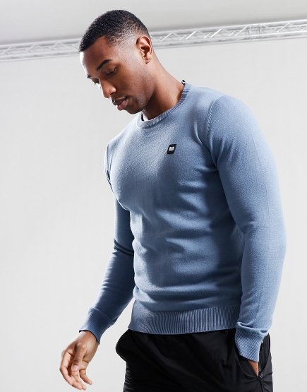 Weekend Offender Silver Knit Stormy