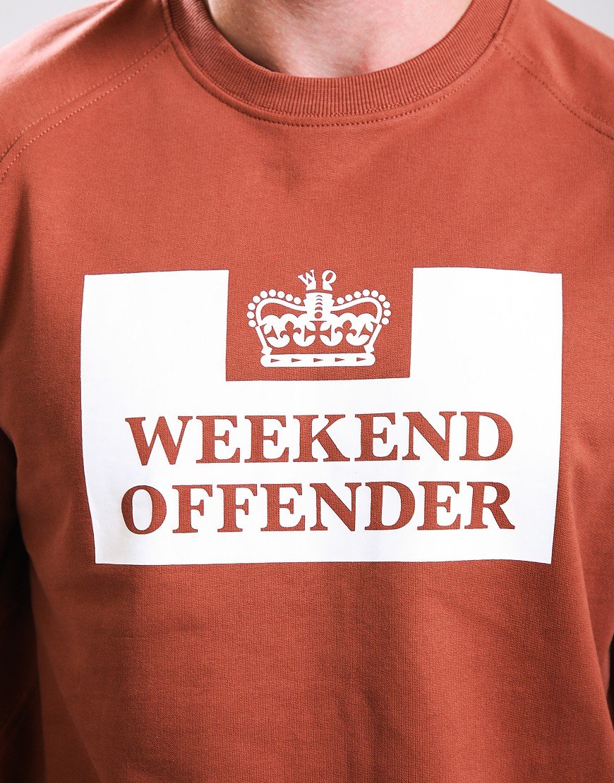 Weekend Offender Skylar Sweats Conker/Winter White