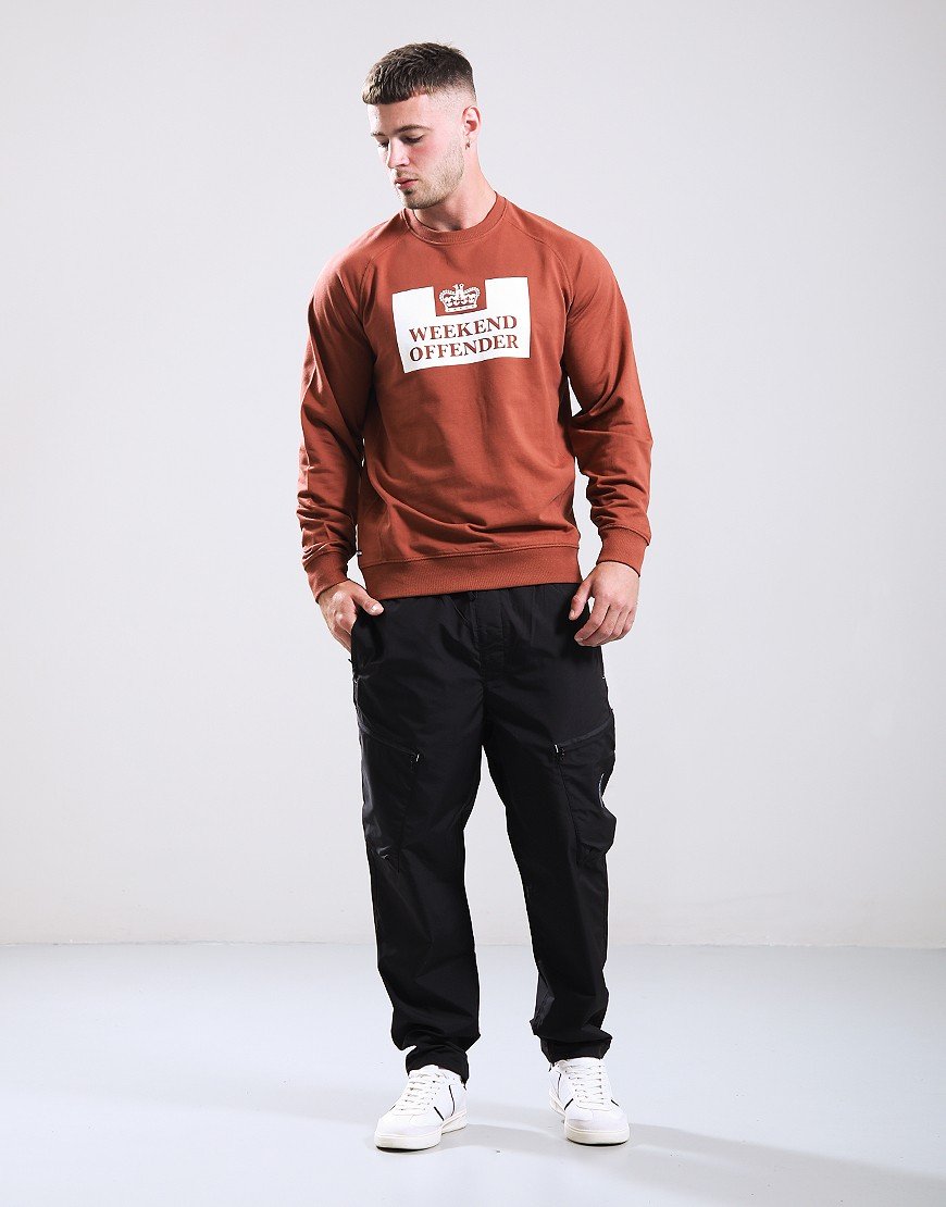 Weekend Offender Skylar Sweats Conker/Winter White