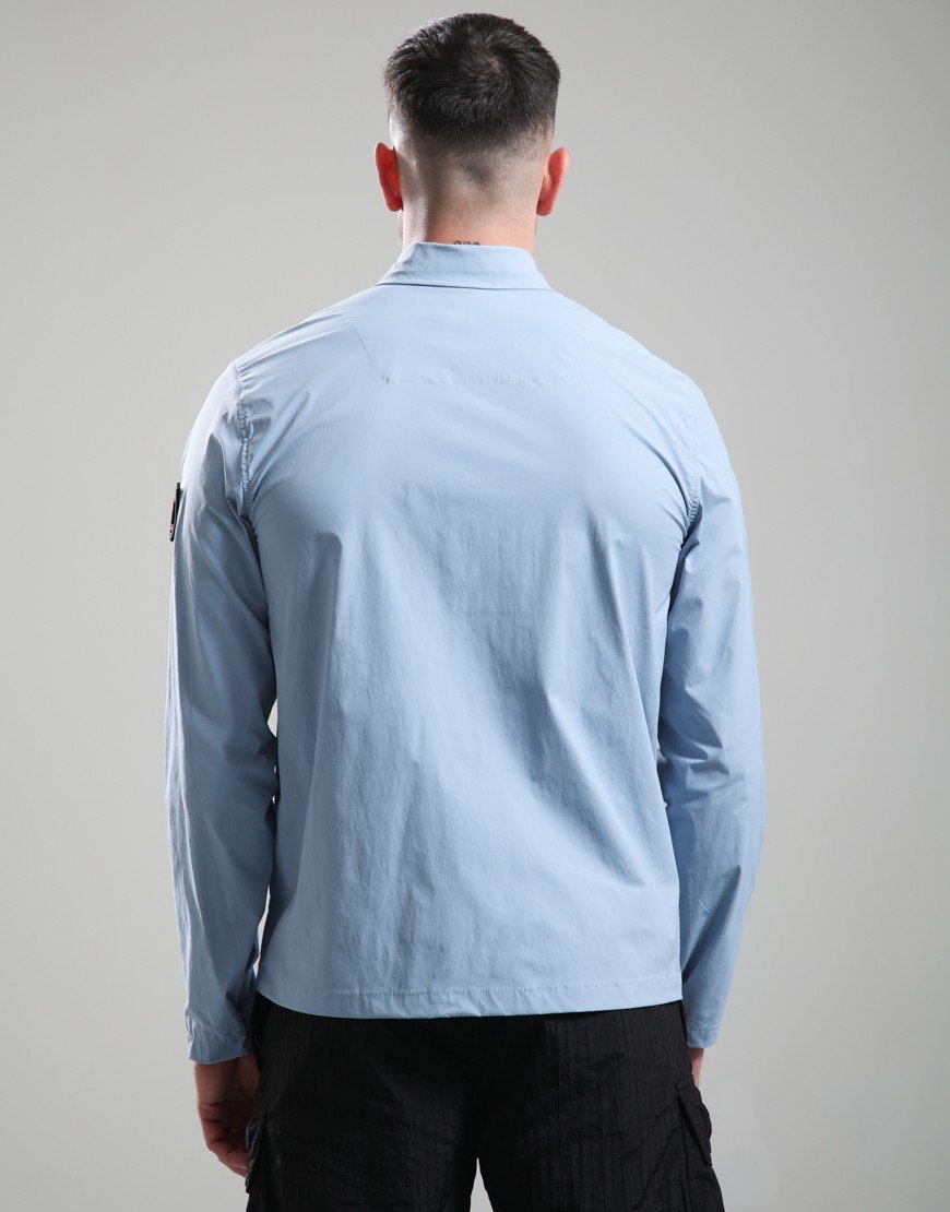 Weekend Offender Southbank Overshirt Blue Tourmaline