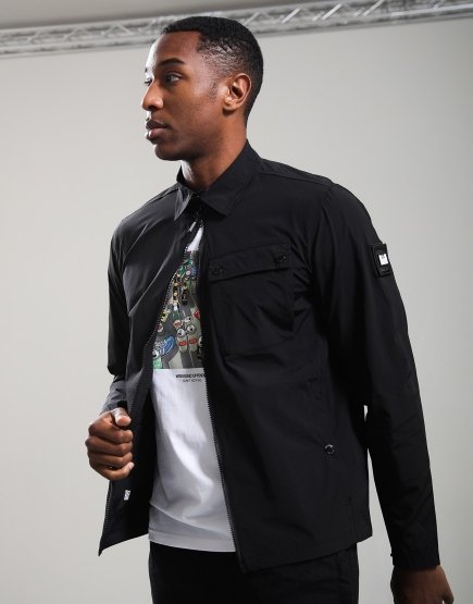 Weekend Offender Southbank Overshirt Black