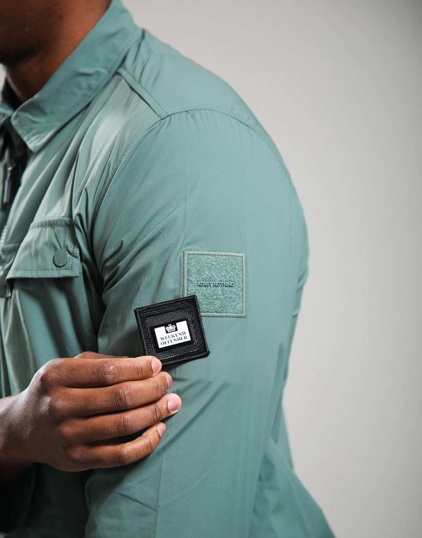 Weekend Offender Southbank Overshirt Thyme Green