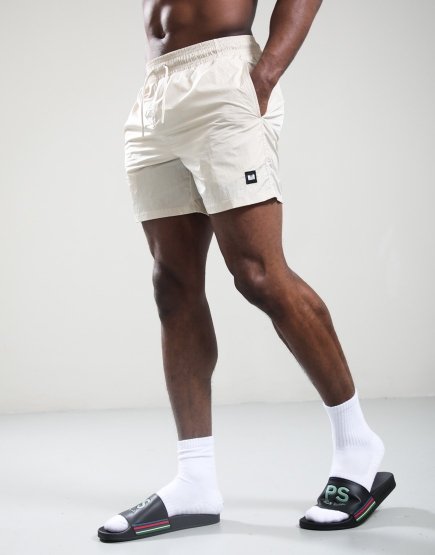 Weekend Offender Stacks Swim Shorts Cement