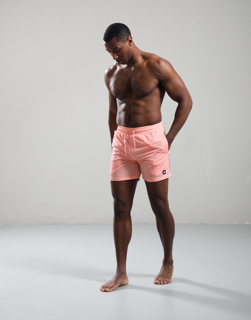 Weekend Offender Stacks Swim Shorts Coral