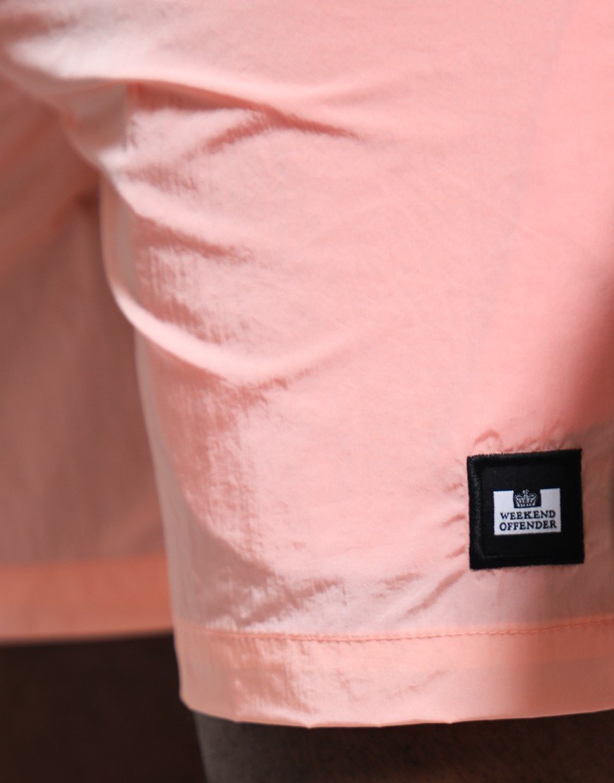 Weekend Offender Stacks Swim Shorts Coral