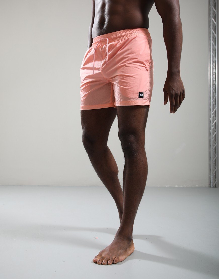 Weekend Offender Stacks Swim Shorts Coral