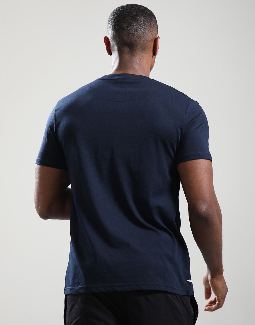 Weekend Offender Steinbeck T-Shirt Navy/Mid Grey