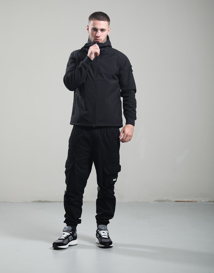 Weekend Offender Stipe Jacket Black