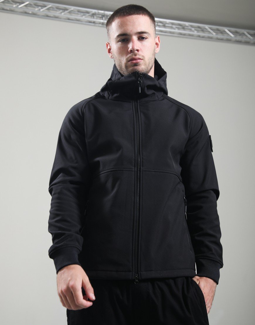 Weekend Offender Stipe Jacket Black