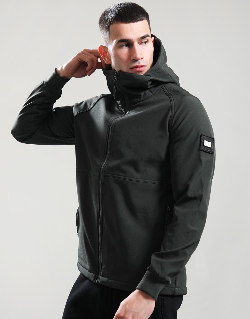 Weekend Offender Stipe Jacket Black Forest