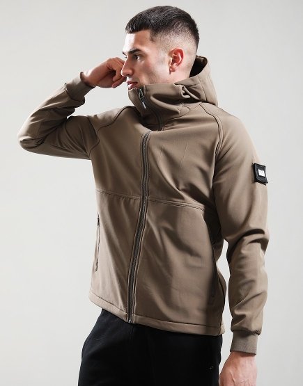 Weekend Offender Stipe Jacket Tobacco