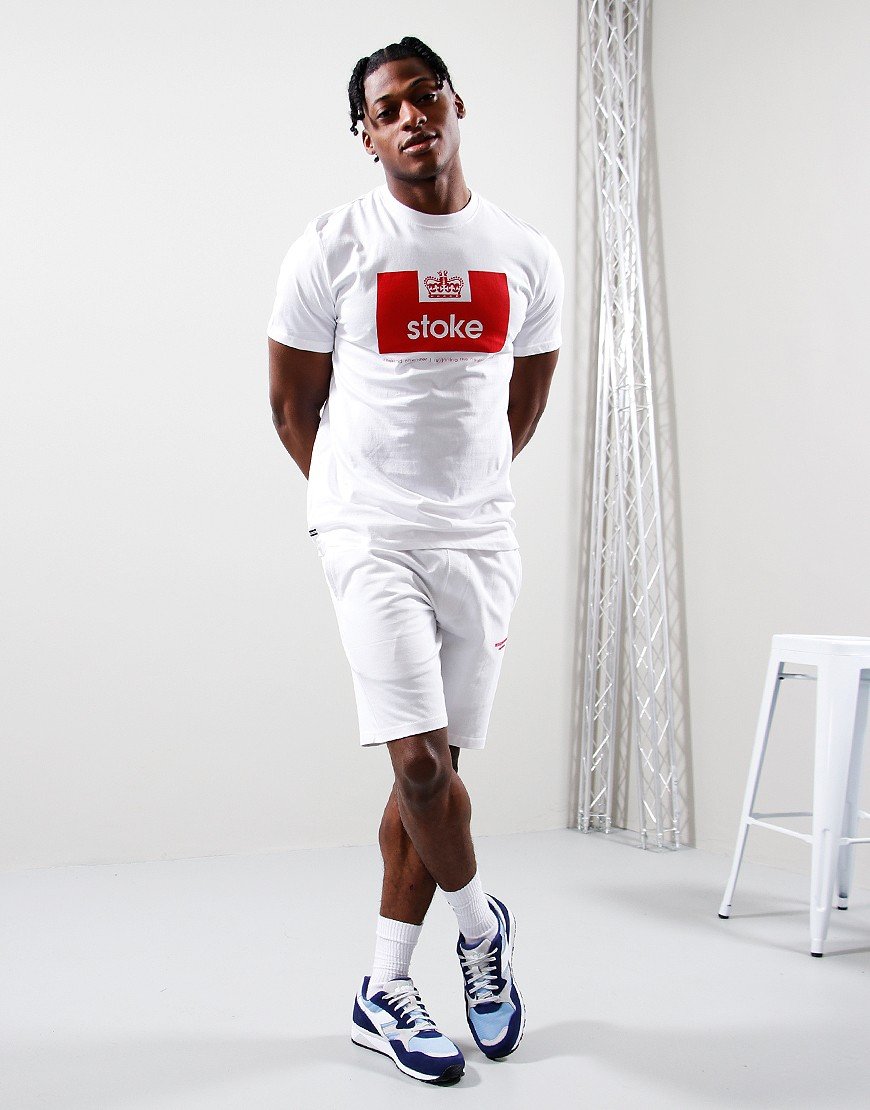 Weekend Offender Stoke Prison T-Shirt White/Red