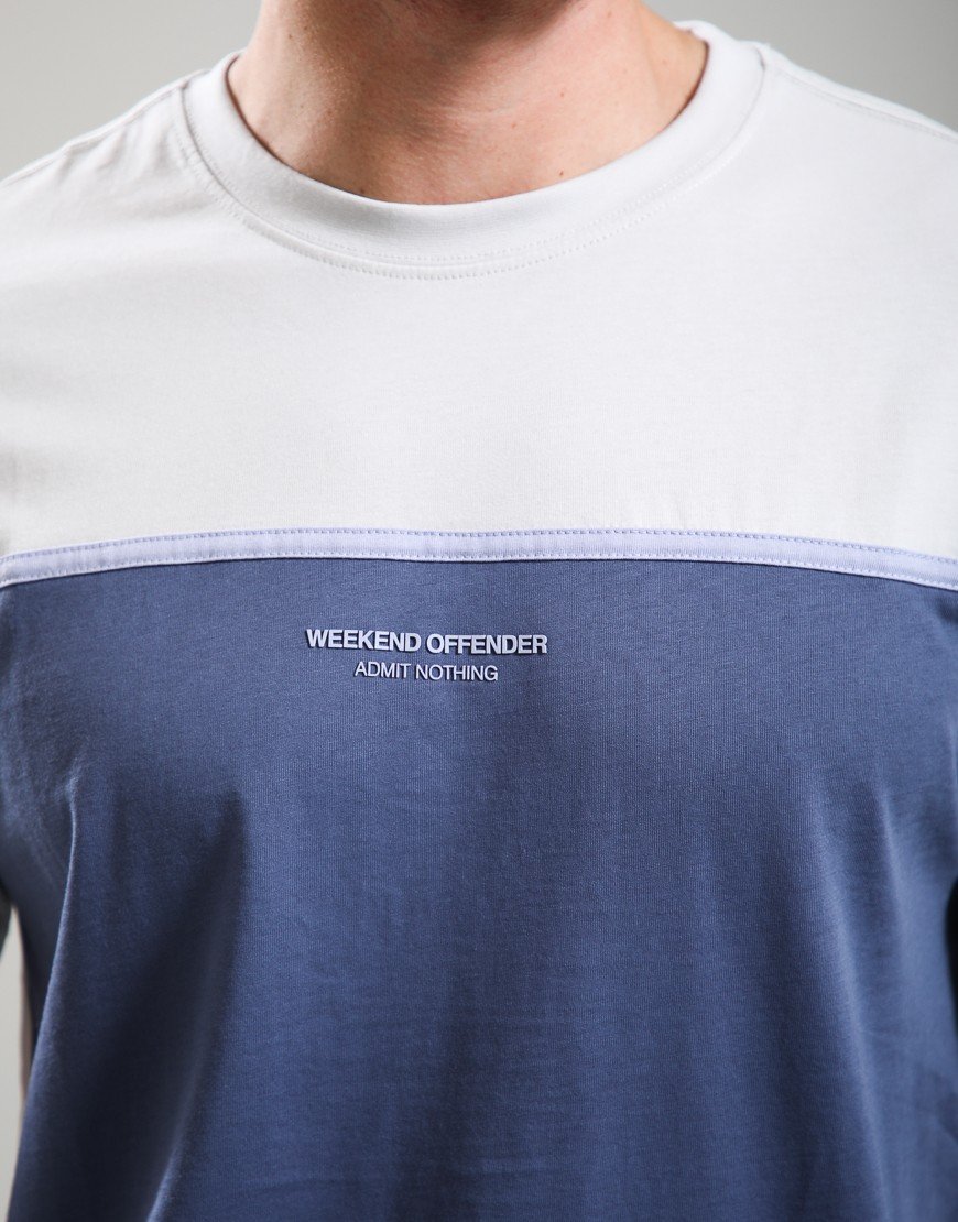 Weekend Offender Studio 54 T-Shirt Ink Blue/Silver/Lavender