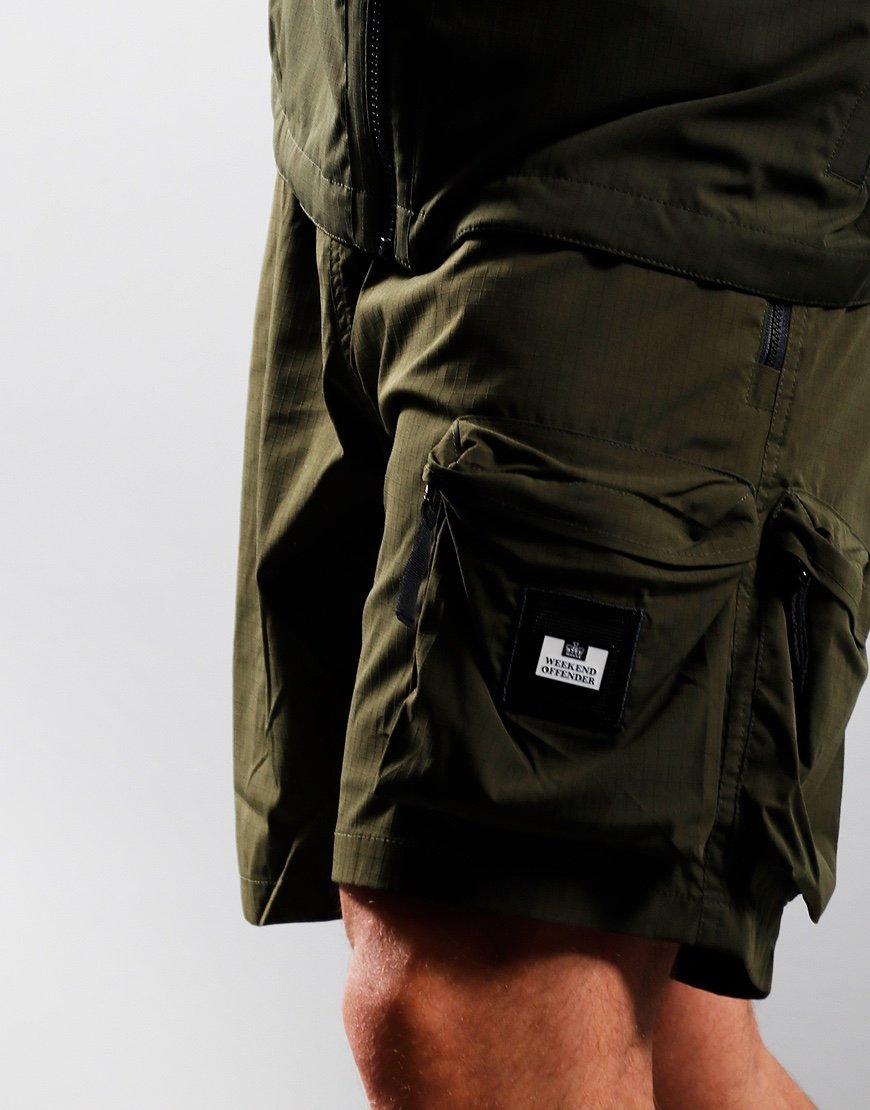 Weekend Offender Sunrise Hills Shorts Dark Green