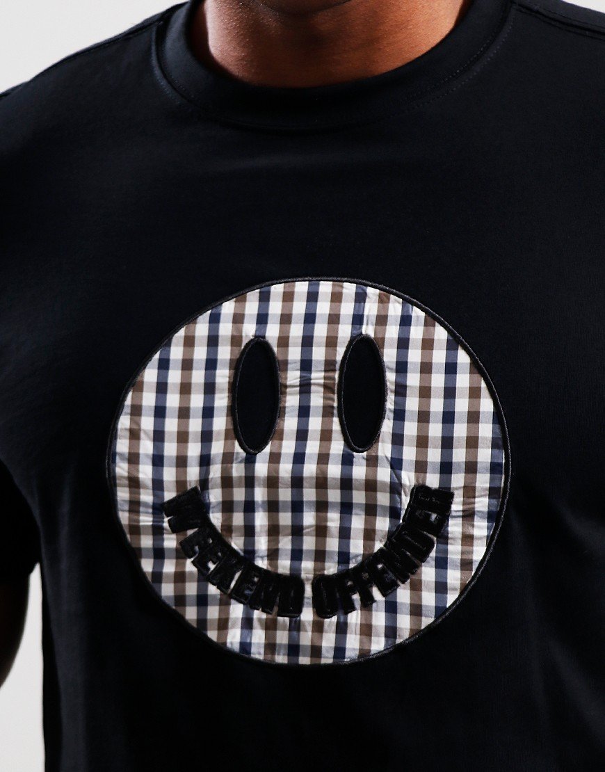 Weekend Offender Tambay T-Shirt Black/Mid House Check
