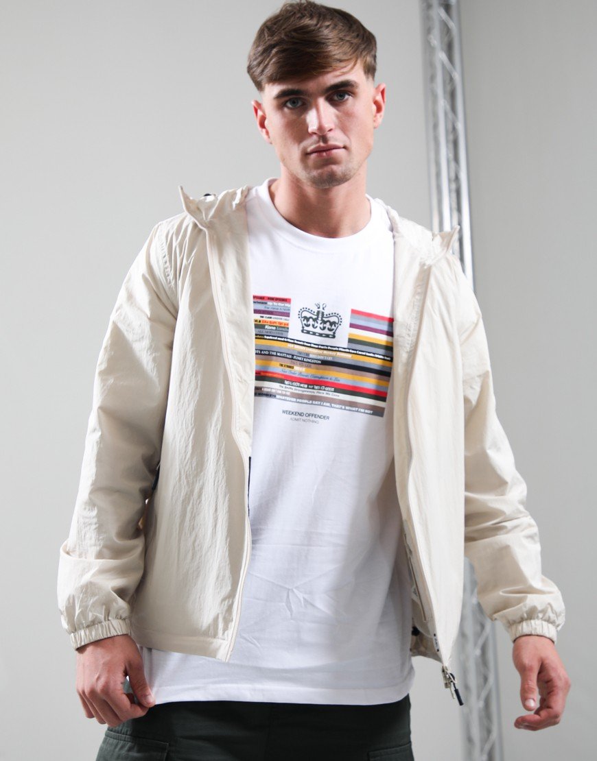 Weekend Offender Technician Mesh Lined Jacket Cement